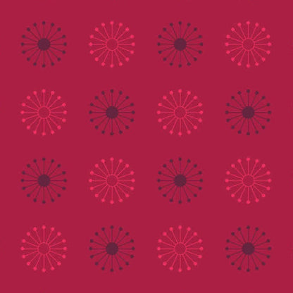 Giucy Giuce Andover Fabrics 40 Atoms A-1394-R Petunia