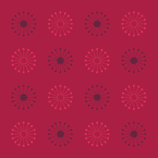 Giucy Giuce Andover Fabrics 40 Atoms A-1394-R Petunia