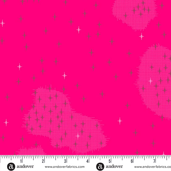 Giucy Giuce Andover Fabrics 40 Polaris A-1410-E Pink Ranger 