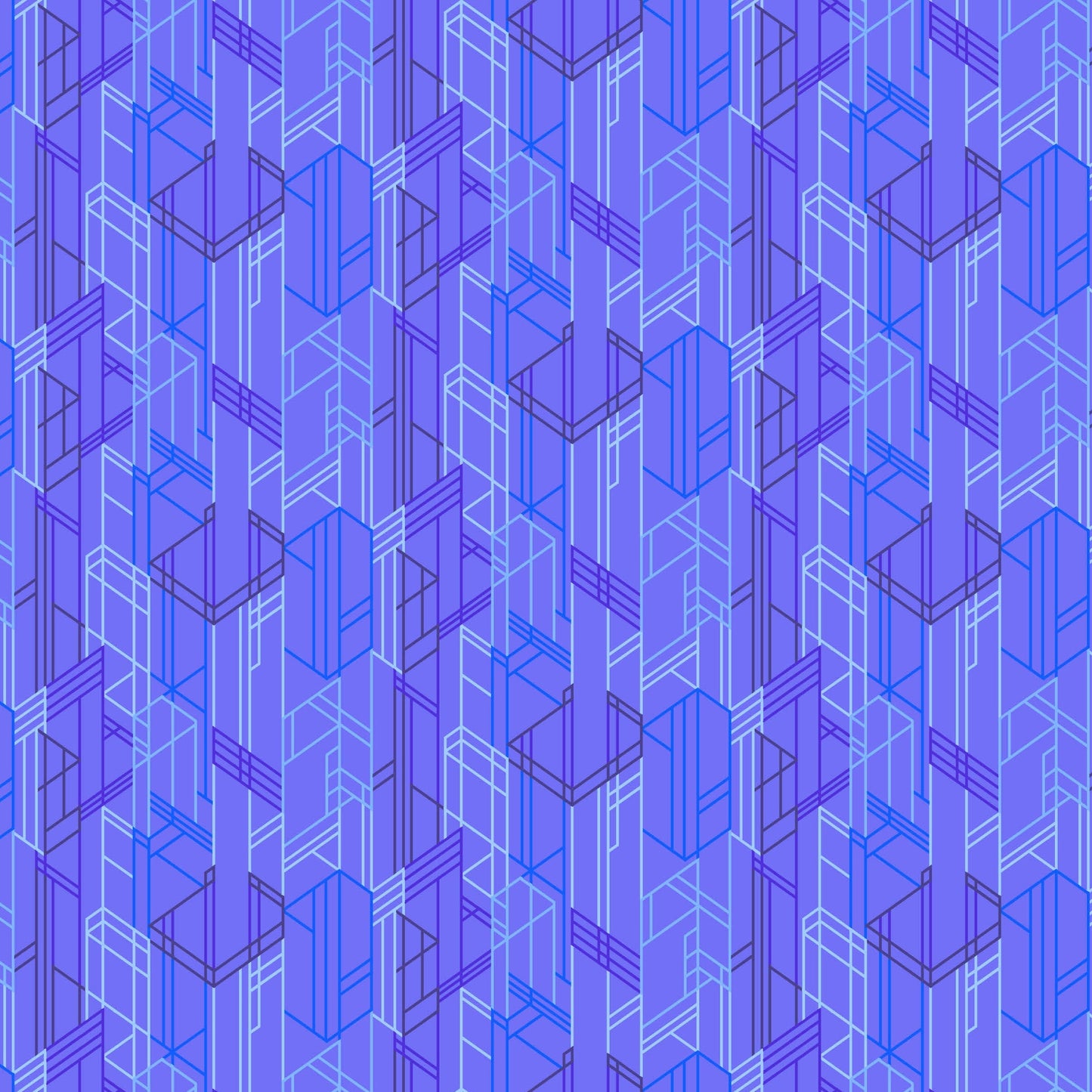 Giucy Giuce Andover Fabrics Century Prints Deco Glo 2 Meander Huckleberry CS-276-P