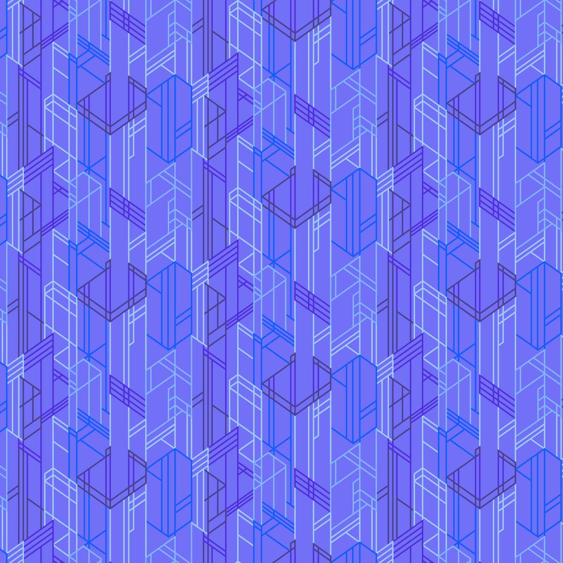 Giucy Giuce Andover Fabrics Century Prints Deco Glo 2 Meander Huckleberry CS-276-P