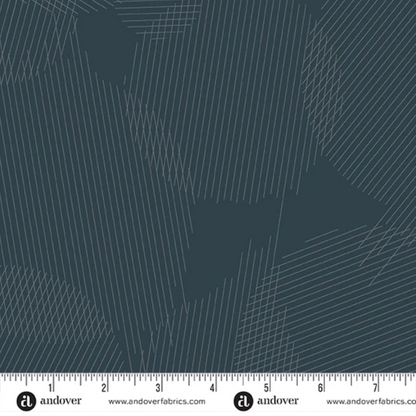 Giucy Giuce Andover Fabrics Ink Boundaries A-913-C Slate