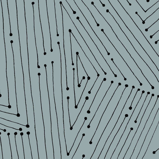 Giucy Giuce Andover Fabrics Ink Connect Fog A-912-CL