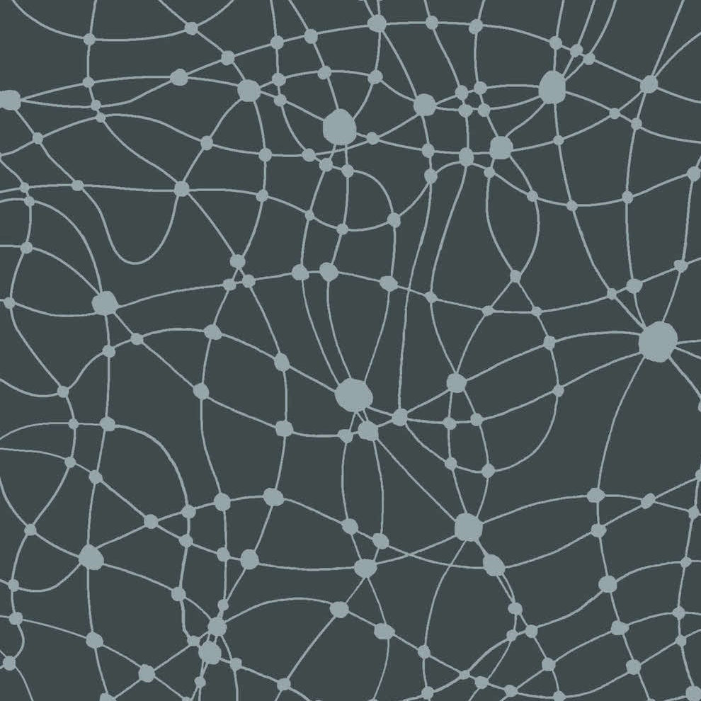 Giucy Giuce Andover Fabrics Ink Flow Manatee A-914-C