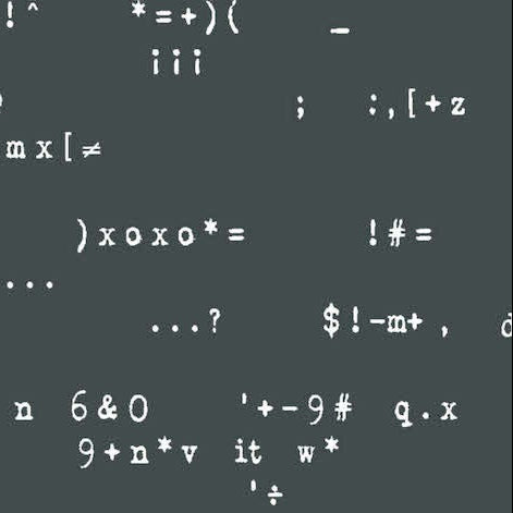 Giucy Giuce Andover Fabrics Scrawl Punc. A-1215-C Anthracite