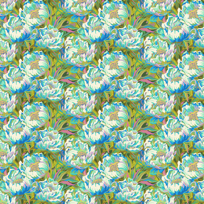 Heather Bailey FIGO Fabrics Full Bloom  91085-40Joy-Blue