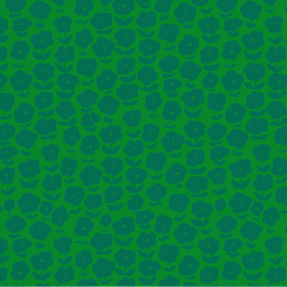 Heather Ross Ruby and Bee Blenders Puffy Daisy Ferns Windham