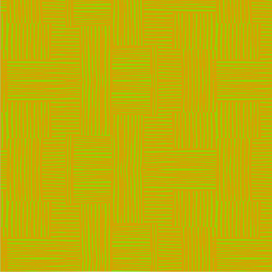 Heather Ross Ruby and Bee Blenders Woven Avocado Turmeric Windham 