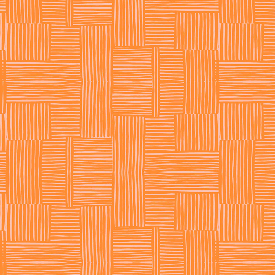 Heather Ross Ruby and Bee Blenders Woven Creamsicle Blush Windham 