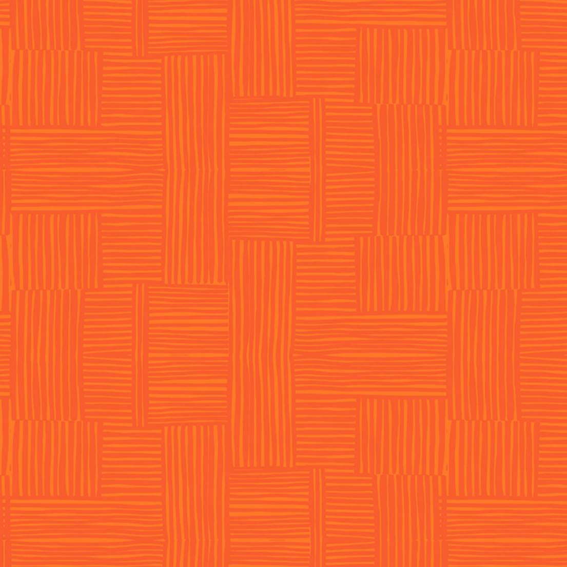 Heather Ross Ruby and Bee Blenders Woven Marigold Mandarin Windham