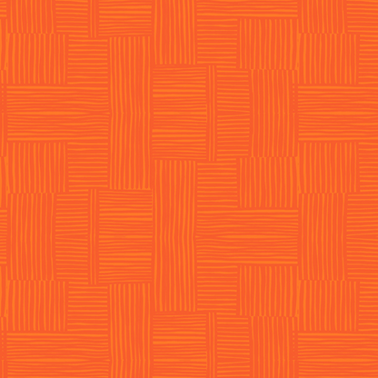 Heather Ross Ruby and Bee Blenders Woven Marigold Mandarin Windham