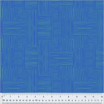 Heather Ross Ruby and Bee Blenders Woven Pool Majorelle Windham