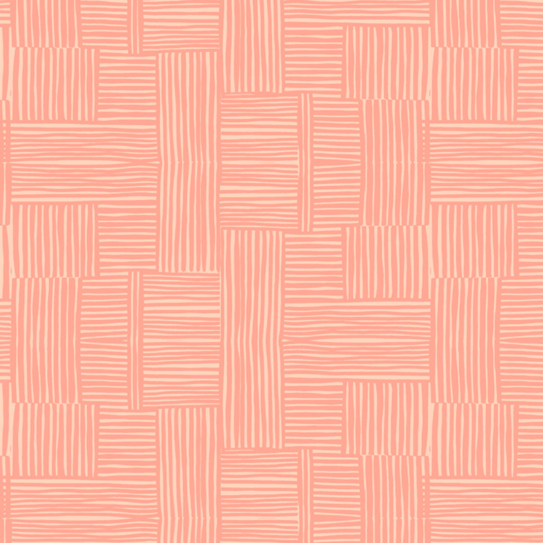 Heather Ross Ruby and Bee Blenders Woven Shell Peachy Windham