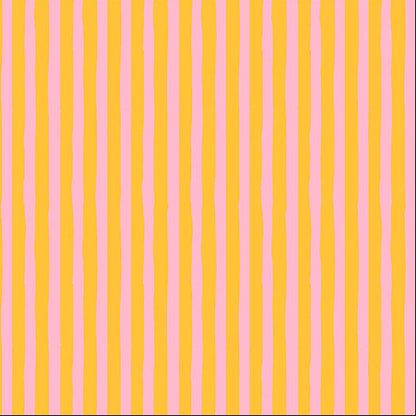 Heather Ross Windham Drawn Stripe 54418-36 Turmeric/Vervain Ruby and Bee Blenders