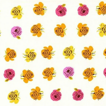 Heather Ross Windham Fabrics 20th Anniversary Roses Pink 51203-9