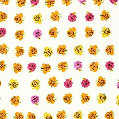 Heather Ross Windham Fabrics 20th Anniversary Roses Pink 51203-9