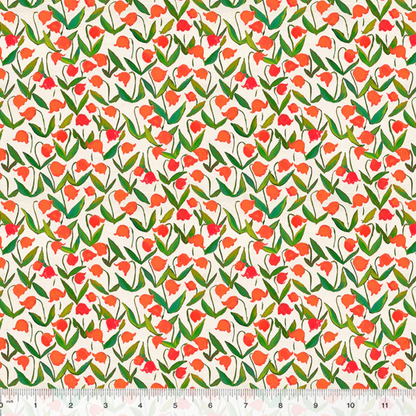 Heather Ross Windham Fabrics By Hand Flowerbed 54257D-11 Cotton