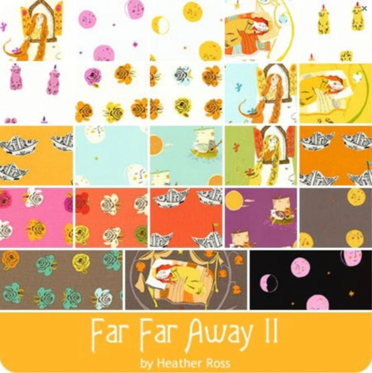Heather_Ross_Windham_Fabrics_Far_Far_Away_2 Owl and the Pussycat 51199-2