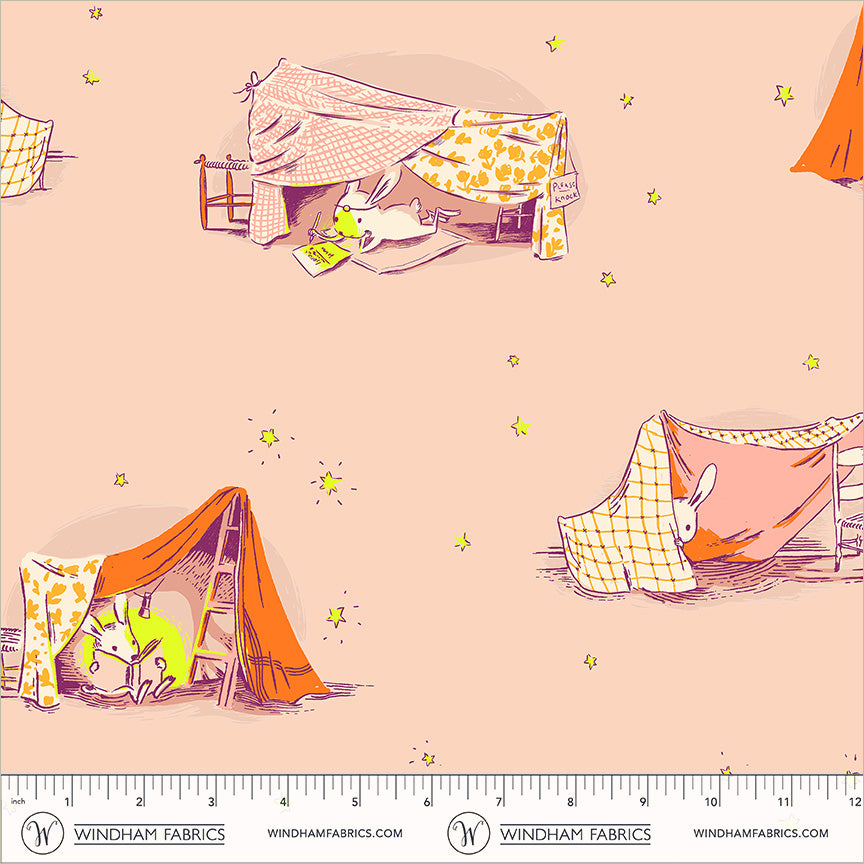 Heather Ross Windham Fabrics Heather Ross Favorites Quilt Tent 53242D-3Blush
