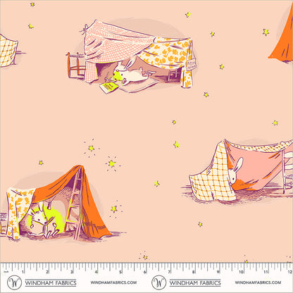 Heather Ross Windham Fabrics Heather Ross Favorites Quilt Tent 53242D-3Blush
