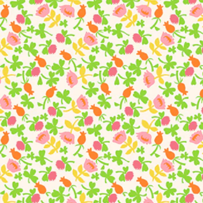 Heather Ross Windham Fabrics Studio Edit Calico Pink 37027D-6