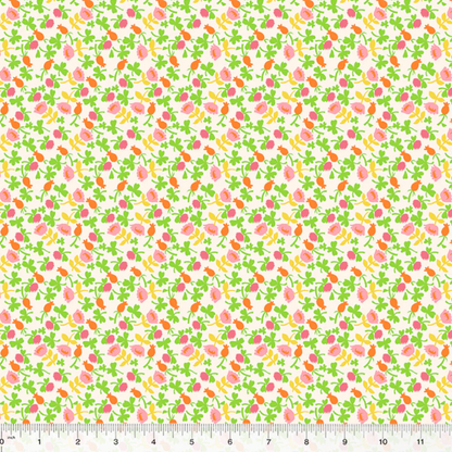 Heather Ross Windham Fabrics Studio Edit Calico Pink 37027D-6