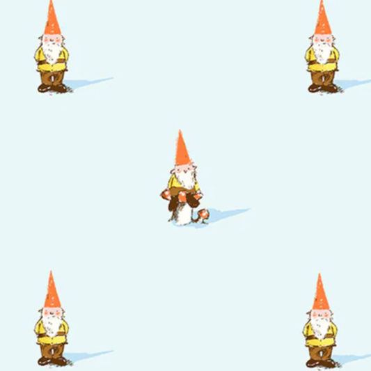 Heather Ross Windham Fabrics Studio Edit Gnomes Blue 54324D-1