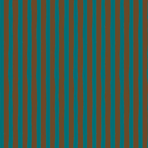 Heather Ross Windham Ruby and Bee Blenders Drawn Stripe 54418-37 Provence/Brown