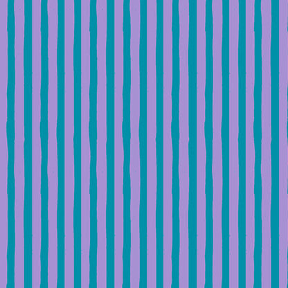 Heather Ross Windham Ruby and Bee Blenders Drawn Stripe 54418-38 Salvia/Provence