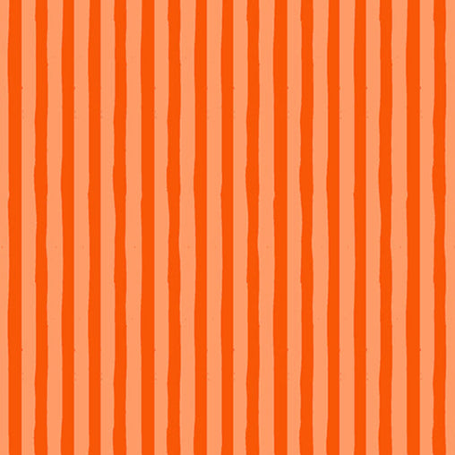 Heather Ross Windham Ruby and Bee Blenders Drawn Stripe 54418-40 Peach/Delphinium