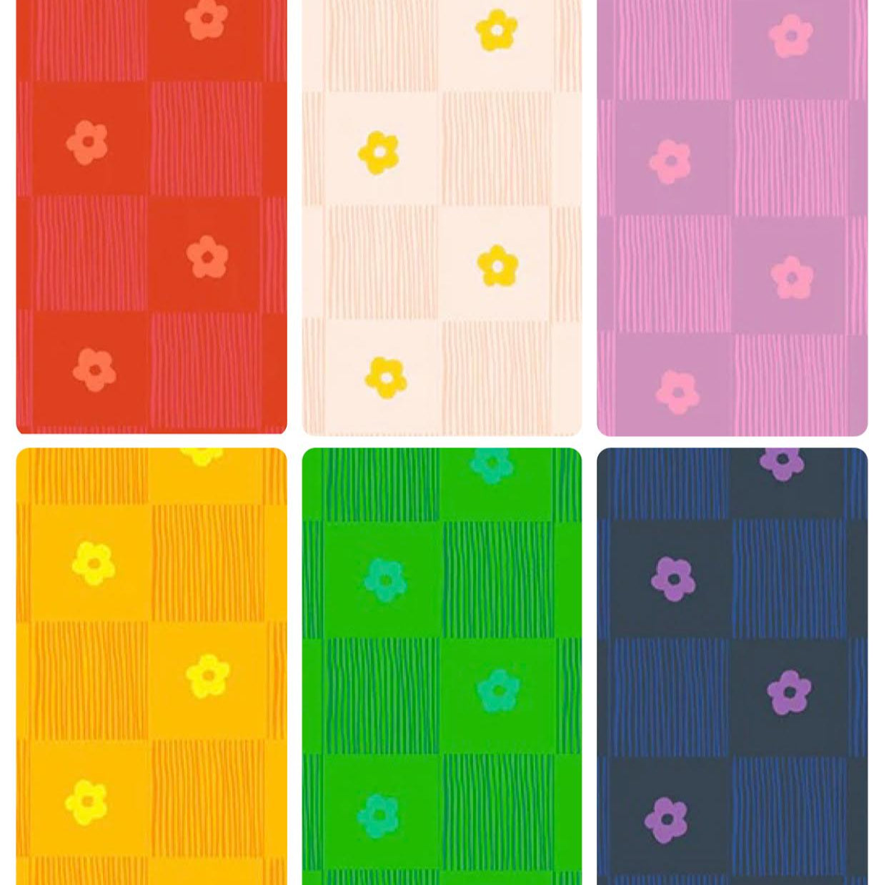 Heather Ross Windham Ruby and Bee Blenders Footpath Fat Quarter Bundle