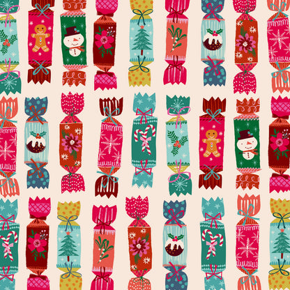 Helen Black Dashwood Studio Fabric Candy Cane Christmas CANDY2503