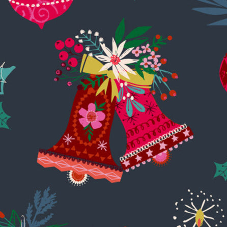 Helen Black Dashwood Studio Fabric Candy Cane Christmas Ornaments CANDY2502