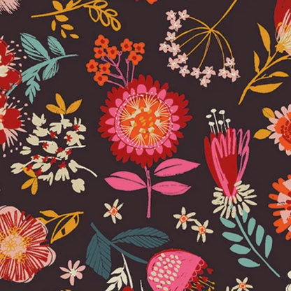 Helen Black Thread and Ink Design Studio Fine Folk Calico Blooms  FOLK1113
