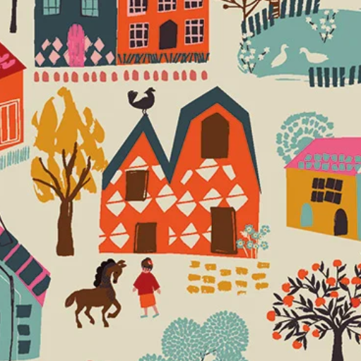 Helen Black Thread and Ink Design Studio Fine Folk Little Village FOLK1111