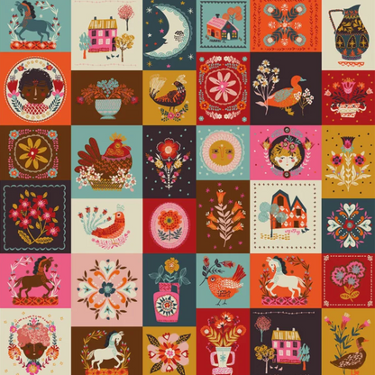 Helen Black Thread and Ink Design Studio Fine Folk Quilted Folk FOLK1122