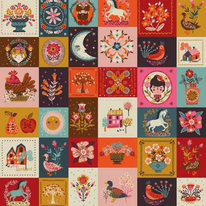 Helen Black Thread and Ink Design Studio Fine Folk Quilted Folk FOLK1122