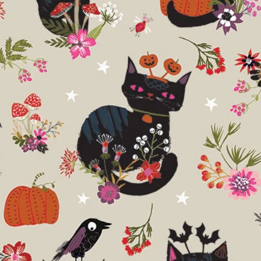 Helen Black Thread and Ink Designs Hocus Pocus Witchy Whiskers HPOC1072