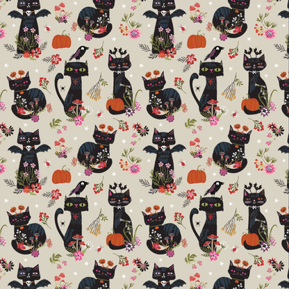 Helen Black Thread and Ink Designs Hocus Pocus Witchy Whiskers HPOC1072