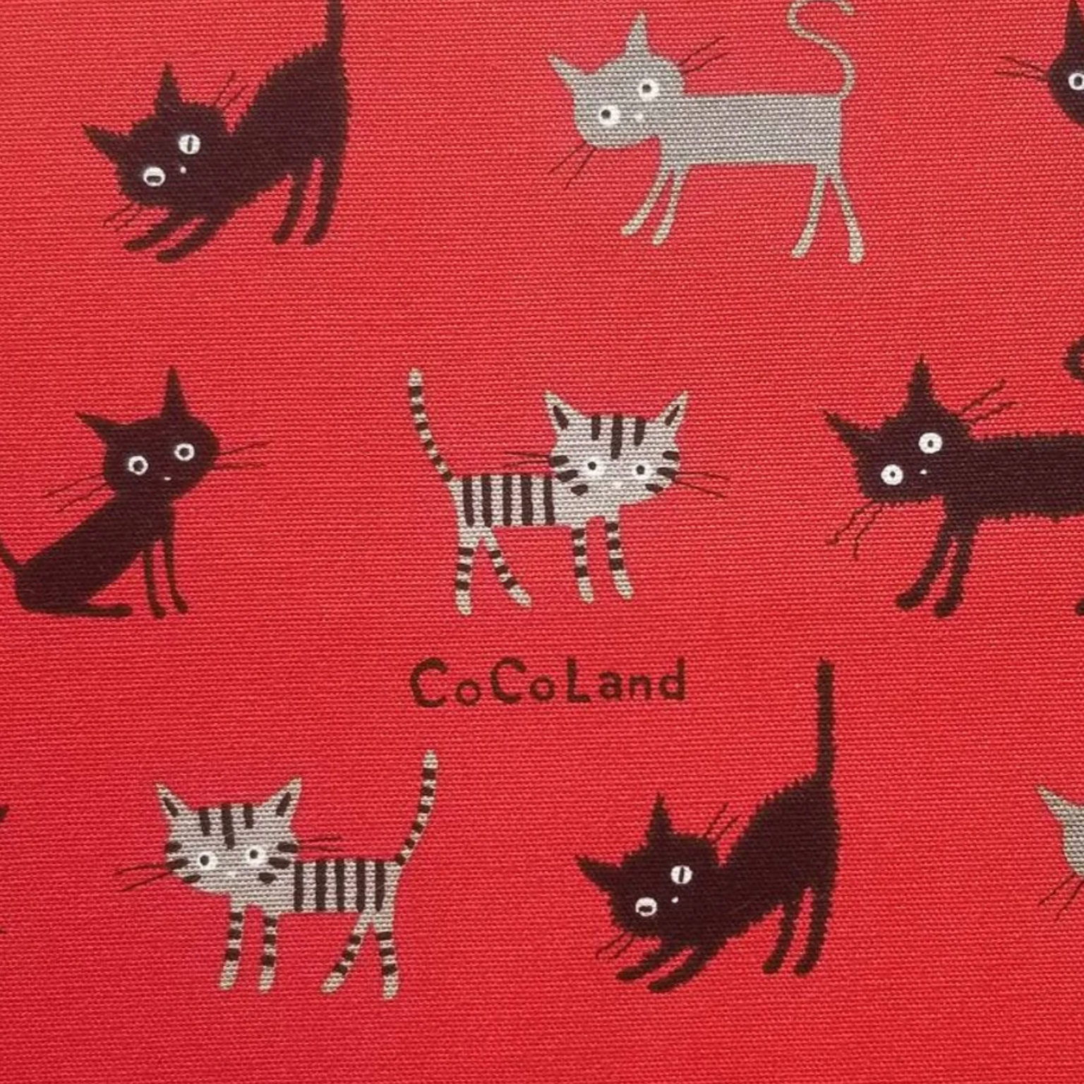 Cocolaand CoCoLand Medium Cats OXFORD by Hishiei | Red – May The One-Fourth Be ...