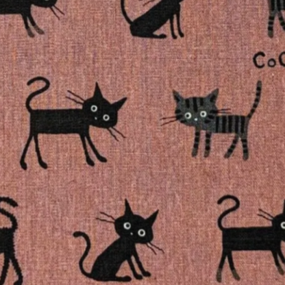 Hishiei CoCoLand Medium Cats Canvas Dusty Pink CO-10016-2B