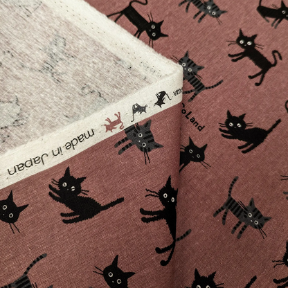 Hishiei CoCoLand Medium Cats Canvas Dusty Pink CO-10016-2B