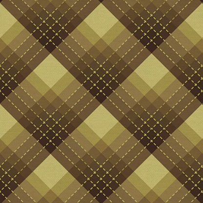 Hoodie Crescent Paintbrush Studio Fabrics Girl Talk Retro Check Ochre 12022640
