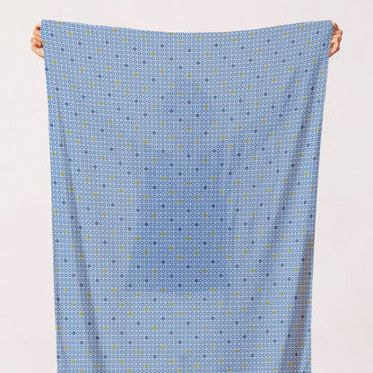 Hoodie Crescent Paintbrush Studio Fabrics Ring Ring Dots Blue 12000042