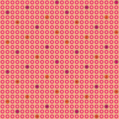 Hoodie Crescent Paintbrush Studio Fabrics Ring Ring Dots Orange 12000041