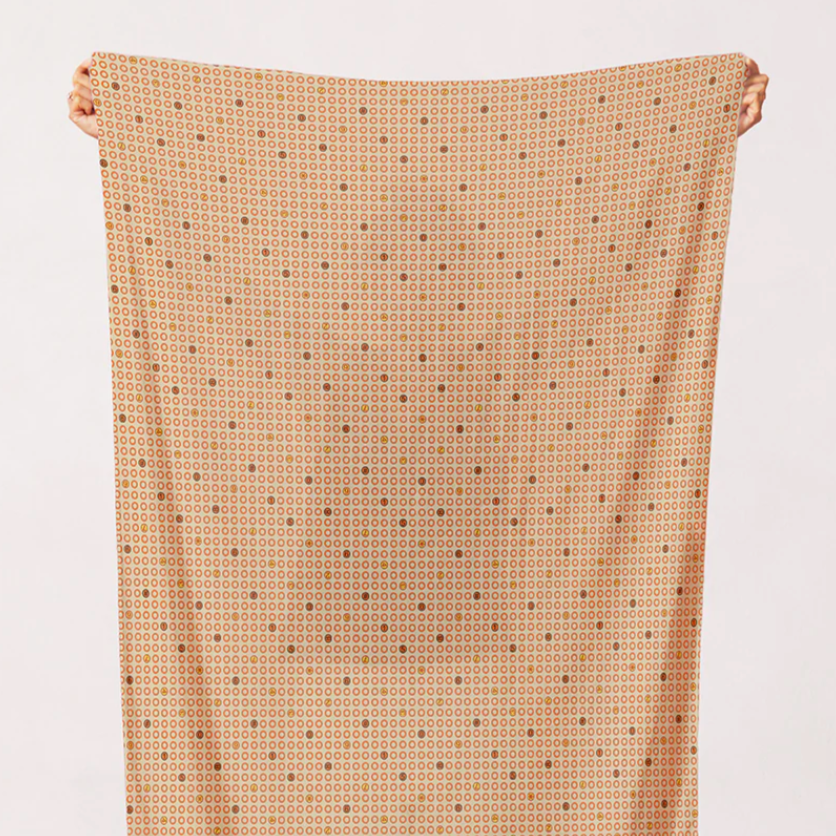 Hoodie Crescent Paintbrush Studio Fabrics Ring Ring Dots Yellow 12000044