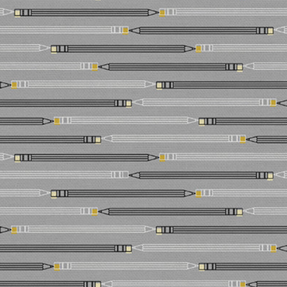 Hoodie Crescent Paintbrush Studio Fabrics Ring Ring Pencil Stripes Grey 12000026