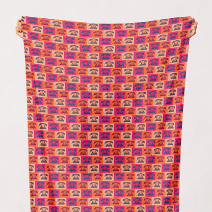 Hoodie_Crescent_Paintbrush_Studio_Fabrics_Ring_Ring_Vintage_Telephones_Red 1200001