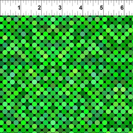 Jason Yenter In The Beginning Fabrics Colorful Green 6COL-5