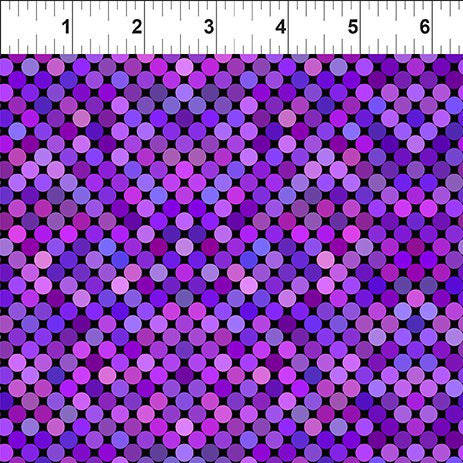 Jason Yenter In The Beginning Fabrics Colorful Purple 6COL-8